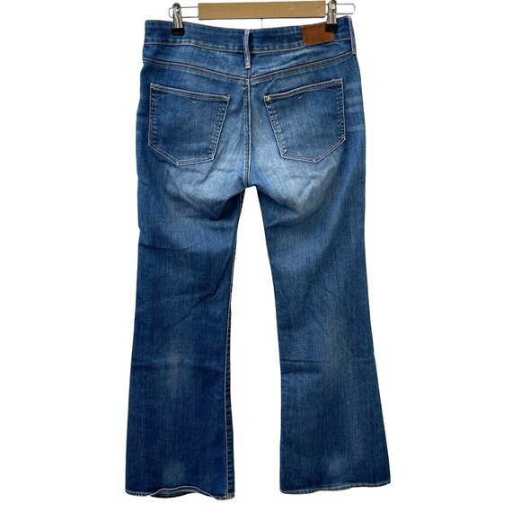 H&M Womens Mid-Rise Bootcut Leg Denim Jeans Blue Medium Wash Size 28x32 - Picture 2 of 14